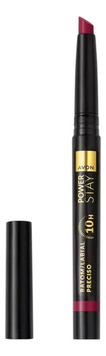 Labial Preciso Model Maroon Power Stay 10hr De Duración Avon