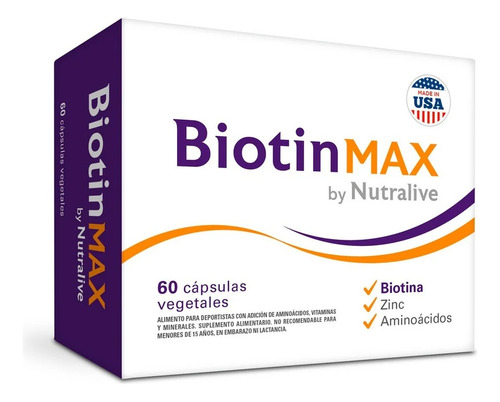 Biotin Max Nutralive (30 Cápsulas)