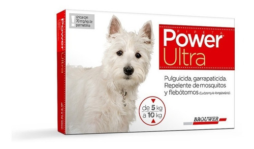 Oferta - Power Ultra, Pipeta Antipulgas Perros D'hasta 10kg.