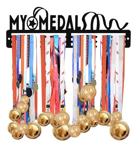 Colgador De Premios De Metal Estante Para Insignias Montado