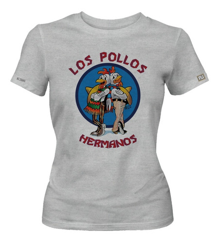 Camiseta Los Pollos Hermanos Breaking Bad Dama Mujer Ikrd