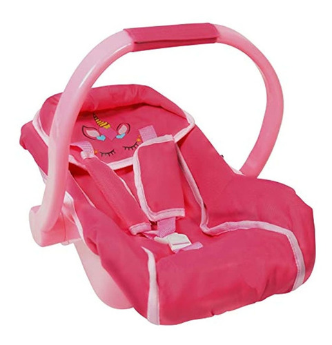 Unicornio Baby Doll Asiento De Coche Y Bolsa De Pañales