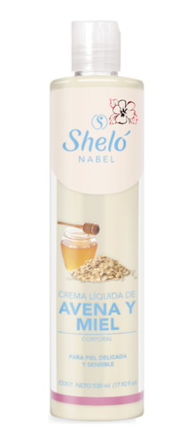 Crema Liquida De Avena Y Miel Shelo Nabel® 530ml.