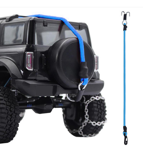 Cuerda De Rc Crawler Force Escala 1:24 1:18 Para Piezas Azul