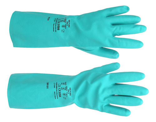 Guantes De Trabajo, 1 Par De Guantes De Nitrilo Resistentes