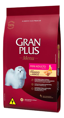 Comida Para Perros Adultos Mini Gran Plus Pollo Y Arroz 10kg