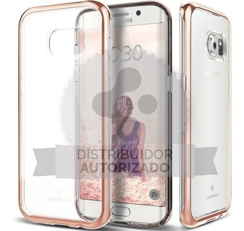 Funda Samsung S7 Edge Caseology ® Skyfall Rose Gold Anti Imp