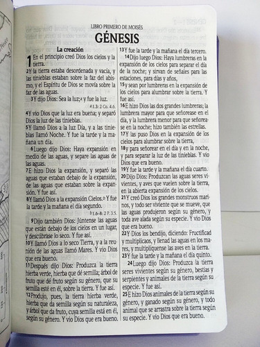 Imagen 6 de 9 de Biblia Reina-valera 1960 Letra Grande Imit Piel Color Morado
