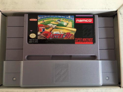 Videojuego Nintendo Snes Super Batter Up Namco 1992 En Caja (Usado)