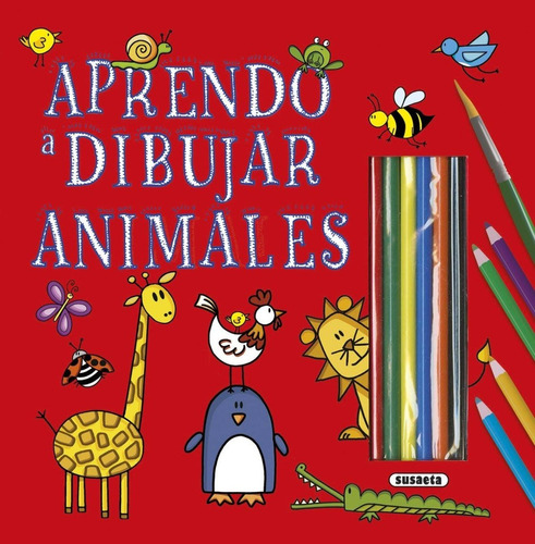 Libro Aprendo A Dibujar Animales Paso A Paso Con Lapices