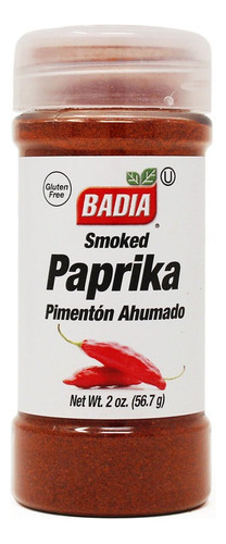 Especias Badia paprika pimentón ahumado 56,7g