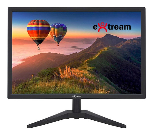 Monitor Extream 19 , Led, Hd, 5ms, Hdmi, Vga, Vesa Cor Preto 110V/220V