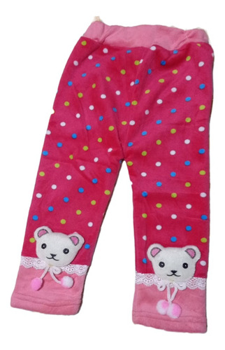 Pantalon De Plush Aplique Peluche Osito