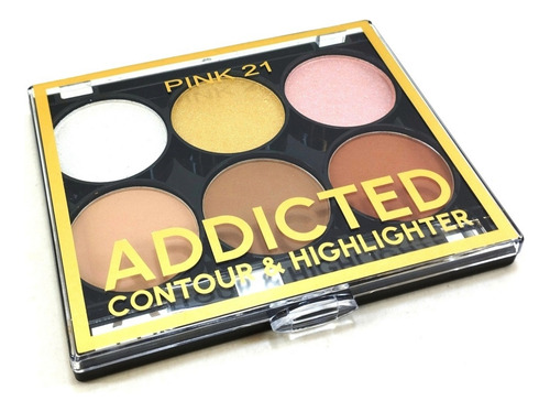 Maquillaje Iluminador Highlighter Contorno Addicted Pink 21