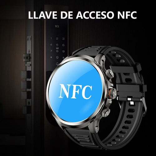 2025 Smartwatch Videollamada Nfc Reloj Inteligente Con Cámara Smart Watch Hombre Gps 8+128gb