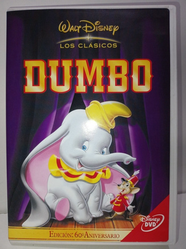 Dumbo Dvd Edición 60 Aniversario Walt Disney 