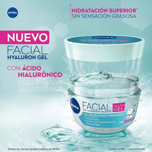 Kit Facial: Protector Solar, Gel Hidratante Y Suero Hialuron