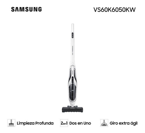 Aspiradora Inalámbrica Samsung 2 En 1 0.25l Batería 30 Min