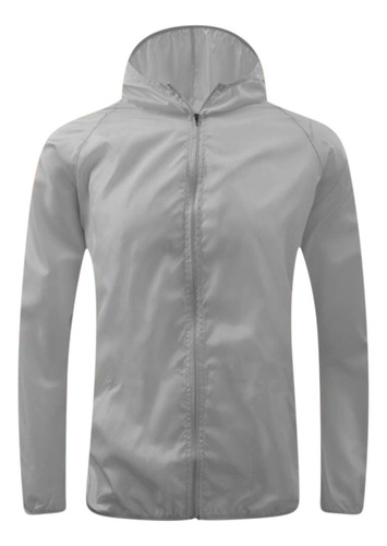 Chaqueta Impermeable Transpirable Con Capucha Para Mujer Z L