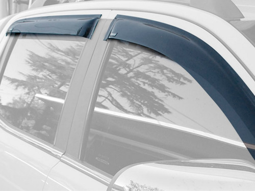 Imagen 3 de 10 de Deflectores Ventana Hilux 2016+ Dc X4 Bracco Original