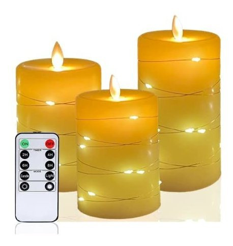 Velas Sin Llama, Velas A Pilas, Velas Led. Velas De Batería 