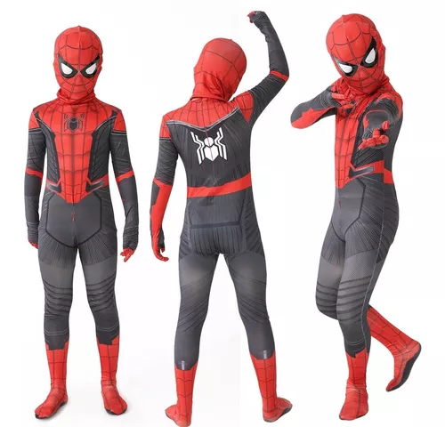 Fantasia Homem Aranha Infantil Peter Parker Marvel Top Luxo