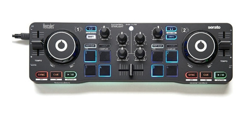 Controlador Hercules Dj Starlight Mixer Usb Crossfader 18c  