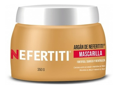 Mascarilla De Argan Hidratante Para Cabello Nefertiti 350g