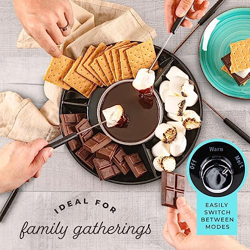 Juego De Ollas Eléctricas Fondue - Kit De Fondue De Ch...