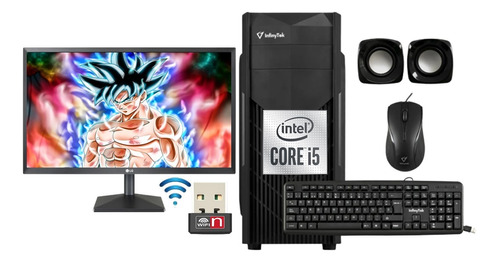 Computador Cpu Core I5 10ma Ssd 1000gb/16gb/led 20/i3/i7-wif