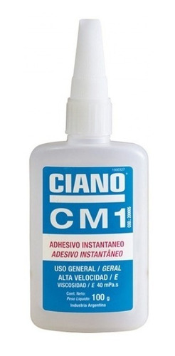 Ciano Cm1 X 100g Adhesivo Instantaneo