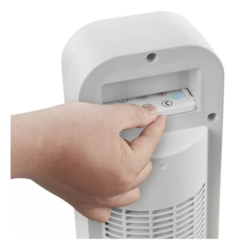 Ventilador Torre Wifi Inteligente 5 Velocidades Omnibreeze 26 Cm 60 Blanco Negro Plástico 1
