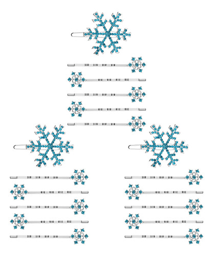 Horquilla De Cristal Con Forma De Copo De Nieve Para Niñas,