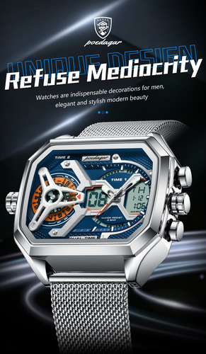 Reloj Electrónico Led Rectangular Con Fecha Y Semana Para Ho