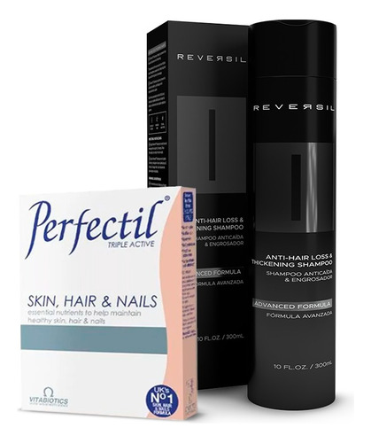 Perfectil X30 + Reversil® Shampoo Anti Caída | Pack Cabello