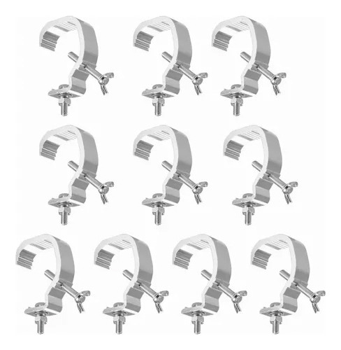 Clamp Soporte Abrazadera De Aluminio Para Iluminacion 10pcs