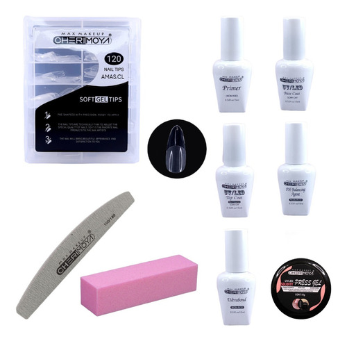 Kit Sof Gel Press Gel Solido Cherimoya 