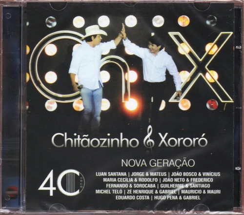 Chitãozinho & Xororó - Nova Geração (cd/lacrado De Fábrica) Versão do álbum Estandar