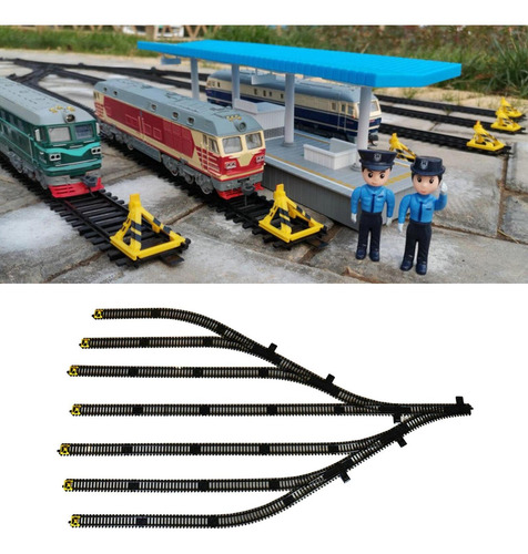 Vía De Tren Modelo De Calibre Ho 34x Para Trenes