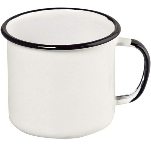 Caneca Branca N8 370ml Agata Esmaltada Ewel 14003