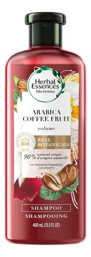 Shampoo Herbal Essences Bío:renew Arabica Coffee Fruit de café en botella de 400mL por 1 unidad de 400mL