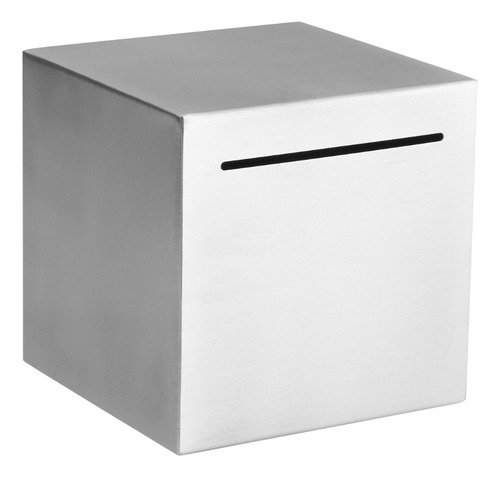 Large Amount Savings Box Hucha Adulto Caja Fuerte 12*12cm Color Plateado