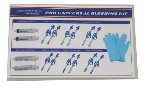 Kit Purgado Frenos Hidraulicos Universal Quaxar Completo Ori