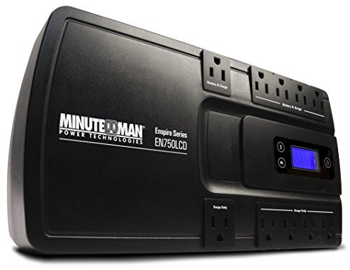 Minuteman Ups 750va 5 Bat 5 Surge Lcd Usb Coax