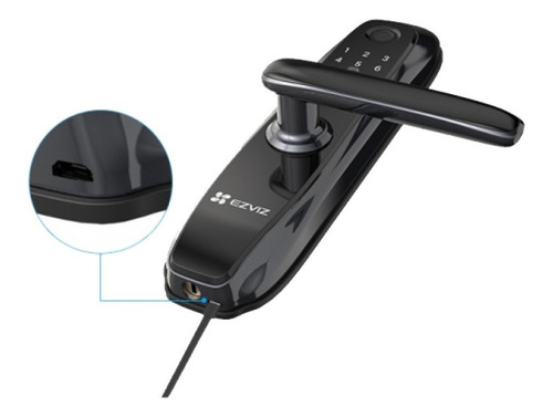 Imagen 3 de 8 de Cerradura Inteligente Ezviz L2 Tactil Huella Llave Codigo