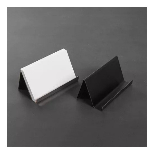 Wf Tarjetero De Mesa, Tarjetero De Acero Inoxidable, 2