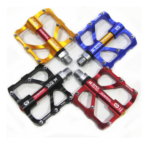 Pedal Mtb Plataforma 9/16 Mpeda Alumínio Cnc Bmx 3 Rolamento