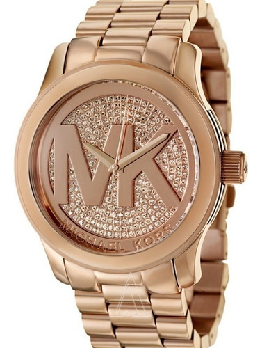 Relógio Michael Kors Mk5661 Runway Original Rose Eua