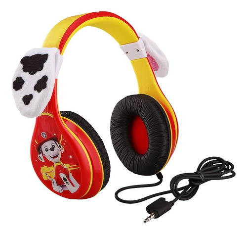 Paw Patrol Marshall Auriculares Para Niños, Diadema Ajustabl