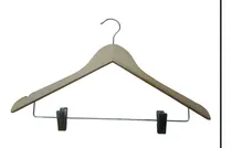 Comprar Ganchos De Madera Con Pinzas Para Ropa Paquete De 12unidades